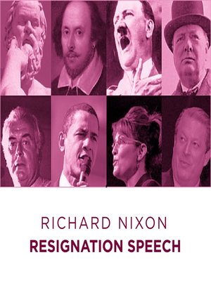 cover image of Richard Nixon: Resignation Speech